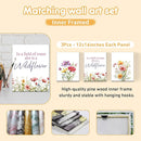 Custom Crib Bedding Set - 5 Pcs Customized Baby Crib Set with Name - Soft Double Layer Flower Nursery Baby Bedding Set for Girls Boys - Personalized for Infants Toddlers by TinyTreasures Baby Boutique