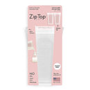 Zip Top Reusable 100% Silicone Breast Milk Storage Bags That Stand Up Stay Open and Zip Shut, Made in The USA - Set of 2 Bags by TinyTreasures Baby Boutique