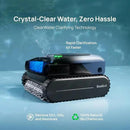 Beatbot AquaSense Pro Pool Robot Vacuum, 5-in-1 Cleaning with 2*Clarifying Agent Kits, Smart Surface Parking, Clarifies & Skims Water, Ideal for Inground Pools up to 3,299 Sq.ft - Navy Blue by CozyNest Decor