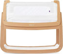 SnuzPod 4 Rocking Baby Bassinet Bedside Sleeper - Lightweight, Portable Bedside Bassinet, Lift Off Crib, Zip Down Wall, 3D Breathable Mattress, 6 Height Settings and Comfort Incline Mode, Natural by CozyNest Decor