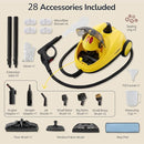 Steam Cleaner with 28-in-1 powerful, deep cleaning for home, floor, car, tiles, grout, oven,grove,range, wall and window in kitchen, living room,bathroom, high temperature steam cleaning by TinyTreasures Baby Boutique