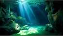Underwater Fish Tank Background Under The Sea Cave Style Aquarium Background Ocean Floor Cave Sunlight Fish Tank Backdrop Tropical Fish Aquarium Terrarium Backgrounds Decorations 48x18in by GreenHaven Gardens
