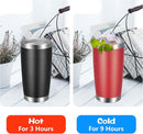 VEGOND 20oz Tumbler with Lid and Straw Stainless Steel Tumbler Cup Bulk Vacuum Insulated Double Wall Travel Coffee Mug Powder Coated Coffee Cup, Black 12 Pack by TinyTreasures Baby Boutique