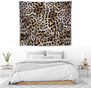 HZOHNAGO Leopard Print Tapestry Nature Wildlife Vintage Cheetah Fur Spot Animal Skin Wild Animals Spots Printed Wall Tapestry Painting Wall Hanging for Bedroom Living Room Dorm 60" W x 50" H by CozyNest Decor