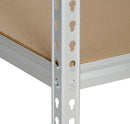 Amazon Basics Medium Duty Storage Shelving Double Post Press Board 5 Tier Shelf, Aluminum, 36 x 18 x 72 by GreenHaven Gardens