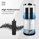 AquaEasy BB9 Activated Carbon Water Filter Candle(4 Pcs) Replacement Gravity Water Filter Candle Compatible With Gravity Filter System by CozyNest Decor