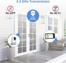 HelloBaby 6”IPS Large Screen, Video Baby Monitor with Upgraded 4000mAh Battery, 2-Way Talk, Night Vision, Pan-Tilt-Zoom, No WiFi, ECO Mode by TinyTreasures Baby Boutique