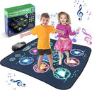 Dance Mat, Electronic Dance Mixer Rhythm Step PlayMat,Dance pad Game Toy for Girls Boys,Christmas/Festival/Birthday Gift for Kids, Built-in Music,24 Challenge Levels,Age 3-4 6 7 8 9 10 11 12+ Year Old by TinyTreasures Baby Boutique