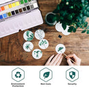 Watercolor Paint set, 24 Colors Premium Solid Watercolor Half Pans in Tin Box, 1 refillable Water Brush Pen, Art Pigment Kit Perfect for Artists Students Kids Beginners and Art Lovers by TinyTreasures Baby Boutique