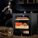 Electric Humidor for Cigars, 50L 300 Counts Large Capacity,Thermostatic Desktop Electric Cooler Cabinet with Digital LED Screen, Safety Lock,Smart Humidity & Temp Control, Gifts for Men by CozyNest Decor