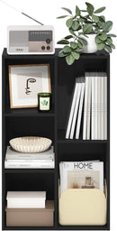 Furinno Luder 5-Cube Reversible Open Shelf, Blackwood by TinyTreasures Baby Boutique