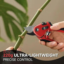 8-Inch Professional Pruning Shears - SK5 Steel Blades, Non-Stick Coating, Ergonomic Design, Suitable for Thick Branches, Safety Lock by GreenHaven Gardens