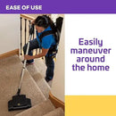 ProTeam ProVac FS 6 Commercial Backpack Vacuum with Power Nozzle Tool Kit, 6 Quart, Gray by CozyNest Decor