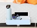 Squirrel-Bedside Perch, Floating Organizer with USB-C & A Charging Ports, Great Bedside Shelfie, Gift for teens and college freshman, for Gamers, Dorm room gifts. Assembly in 1 minute. Light Blue by CozyNest Decor
