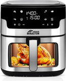8.5QT Air Fryer, Family Size Digital Air Fryers, Nonstick Square Basket, Smart Touchscreen with 8-Preset, Air Frying, Reheat Leftovers, Party Food, Fast Cooking, Dishwasher-Safe, for Kitchen by CozyNest Decor
