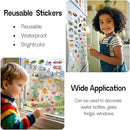 3 Sets Sticker Books for Toddlers 2-4 Years, Reusable Stickers Books for Toddlers 1-3, Travel Toys for Kids 1-3, Airplane Travel Essentials for Kids by TinyTreasures Baby Boutique