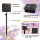 6-Pack Solar String Lights, 600 LED Extra-Long 236Ft Solar Halloween Lights Outdoor Waterproof, 8 Modes Led Halloween Lights for Garden, Patio, Wedding(Purple & Orange) by GreenHaven Gardens