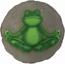 Spoontiques - Garden Décor - Yoga Frog Stepping Stone - Decorative Stone for Garden by CozyNest Decor