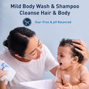 CeraVe Baby Wash & Shampoo, Fragrance, Paraben, & Sulfate Free Shampoo for Tear-Free Baby Bath Time, 8 Ounce by TinyTreasures Baby Boutique