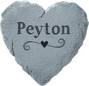 Let's Make Memories Personalized Garden Stone - Resin - Custom Garden Décor - Love Grows Here Round Stone with Heart Cutout - for Dad - for Father's Day by CozyNest Decor