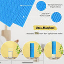Swedish Dishcloths - 10 Pack Reusable Kitchen Dishcloths - Ultra Absorbent Dish Towels for Washing Dishes - Cellulose Sponge Cloth Cleaning Cloths - Blue by CozyNest Decor