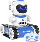 ALLCELE LED RC Robot Toys for Boys and Girls with Walkie Talkie, Programming, Music, Demo and LED Function, Remote Control Robot Toy, Gift for Kids 3-8 Years Old Blue White by TinyTreasures Baby Boutique