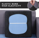 hyha Waterproof Couch Cushion Covers, Sectional Sofa Slipcovers Washable, L Shape Chaise Dog Couch Covers for Sectional Sofa, Universal Furniture Protector (1 Piece for Chaise XL, Black) by CozyNest Decor