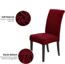 Joccun Chair Covers for Dining Room Set of 4, Dining Chair Slipcovers Stretch Dining Room Chair Covers Seat Protector,Washable Parsons Chair Cover for Home,Banquet(Red Dahlia,4 Pack) by CozyNest Decor