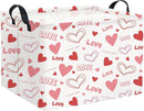 HIYAGON Rectangular Valentines Gift Basket - Pink Love Room Decor by TinyTreasures Baby Boutique