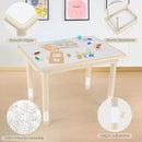 Kids Table and 2 Chairs Set, Height Adjustable (17.7"-26.1") Toddler Table and Chair Set, Multi-Activity Table with Graffiti Desktop, Children’s Table and Chairs for Classroom, Home & Daycare by CozyNest Decor