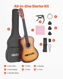 VEVOR Acoustic Guitar, Classical Guitar Starter Kit for Beginners, with Nylon Strings, Basswood Guitar, for Kids Adults Girls Boys Students by TinyTreasures Baby Boutique