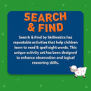 Skillmatics Search and Find Sight Words Educational Game - Reusable Preschool Learning Activities, Perfect for Toddlers & Kids Who Love Toys, Builds Vocabulary, Gifts for Ages 4, 5, 6, 7 by TinyTreasures Baby Boutique