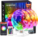 DAYBETTER Smart WiFi Led Lights for Bedroom 150 ft, Tuya App Controlled Led Strip Lights, Compatible with Alexa and Google Assistant, Color Changing Led Light Strip with Remote for Room Party Kitchen by TinyTreasures Baby Boutique