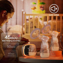 NCVI Double Electric Breast Pump 8102, Upgraded 4400mAh Battery with Night Light, Portable Breast Pump for Breastfeeding, 4 Modes & 9 Levels, LED Display, With 8 Flanges, Breastmilk Bags, Nursing Pads by TinyTreasures Baby Boutique