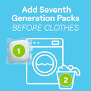 Seventh Generation Laundry Detergent Packs, Free & Clear, Made for Sensitive Skin, 45 Count by CozyNest Decor