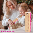 Koogel 2PCS Kids Harmonica, 10 Hole Wooden Beginner Mouth Organ Toy Musical Instruments for Kids Adults Birthday Gifts by TinyTreasures Baby Boutique
