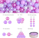 GOGOSO Ball Pits Balls for Toddlers Pack of 50 100 200 Plastics Shape Ball Non-Phthalate Non-BPA Non-Toxic 2.2-Inch Crush Proof Play Balls by TinyTreasures Baby Boutique