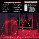 Red Rope Lights Outdoor, 50Ft 600 LED Valentine's Day String Light, Waterproof Tube Light Plug in 8 Modes Timer Memory, Halloween, Christmas Lights Outdoor Decorations for Tree Garden Party by GreenHaven Gardens