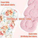 GFU Infant Stroller mat, Fits for Stroller, Swing, Flowers by TinyTreasures Baby Boutique