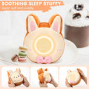 QANYI Bunny Night Light for Kids - Soft Plush Toy with Bunny Alarm Clock, Sleep Light for Bedroom, Gifting, Christmas, New Year by TinyTreasures Baby Boutique