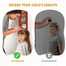 Personalize Name Baby Height Growth Chart, Christmas Theme Canvas&Wood Growth Chart for Wall Room Nursery Decor, Waterproof Measuring Wall Ruler, Wall Tape with Height Chart for Kids by TinyTreasures Baby Boutique