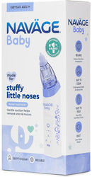Navage Baby Nasal Aspirator - Gentle, Pediatrician Endorsed Nasal Aspirator for Baby Congestion & Stuffy Noses - Baby Nose Sucker w/ Lights, Lullabies & BPA Free Silicone Tips by TinyTreasures Baby Boutique