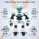 RC Robot Toy for Kids Remote Control Robot Toy, Smart Gesture Sensing Rechargeable & Programmable Robot Walking Dancing Singing Chirstmas Gift for 3-15 Years Old Boys Girls by TinyTreasures Baby Boutique