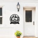 Custom Metal Camping Signs Outdoor - Personalized Size Rustic Wall Art, Lake House Decor, Farmhouse Gift for RV, Cabin & Garden - MADE IN USA by CozyNest Decor