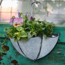 yosager 3 Pack Galvanized Metal Umbrella Wall Planter, Hanging Wall Flower Holder, Succulent Hanger Vase Indoor Outdoor Rustic for Garden Home Wall Decor by GreenHaven Gardens