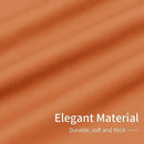 Easy-Going Blackout Curtains for Bedroom, Solid Thermal Insulated Grommet and Noise Reduction Window Drapes, Room Darkening Curtains for Living Room, 2 Panels(42x84 in, Orange) by CozyNest Decor