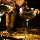 Vintage Art Deco Luxury Coupe Glasses | Set of 2 | 8 oz
