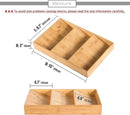 3-Tier Bamboo Drawer Spice Rack Wooden Kitchen Cabinet Spice Organizer Spice Jar Holder, Medicine/Health Care/Vitamin Bottles Storage Rack (Pre-Measure Drawer Dimensions), 1 Pack Drawer Rack by CozyNest Decor