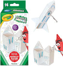 CreateOn Crayola Doodle Magnetic Tiles, Building Set for Kids, Magnetic Building Toys for Kids, STEM Travel Toys for Boys and Girls Ages 3+, 14-Piece Set (Doodle) by TinyTreasures Baby Boutique