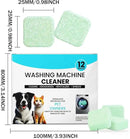 Washing Machine Cleaner 48 Pack-24 Month Supply,Cleaning Tablets Formulated for Pet Owners for He,Easy Pet Hair Remover for Laundry.Top & Front Load Washer.Septic Safe. by CozyNest Decor
